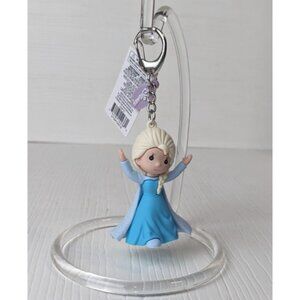 New PRECIOUS MOMENTS DISNEY Bag Charm ELSA FROZEN Backpack Clip Keychain 3D